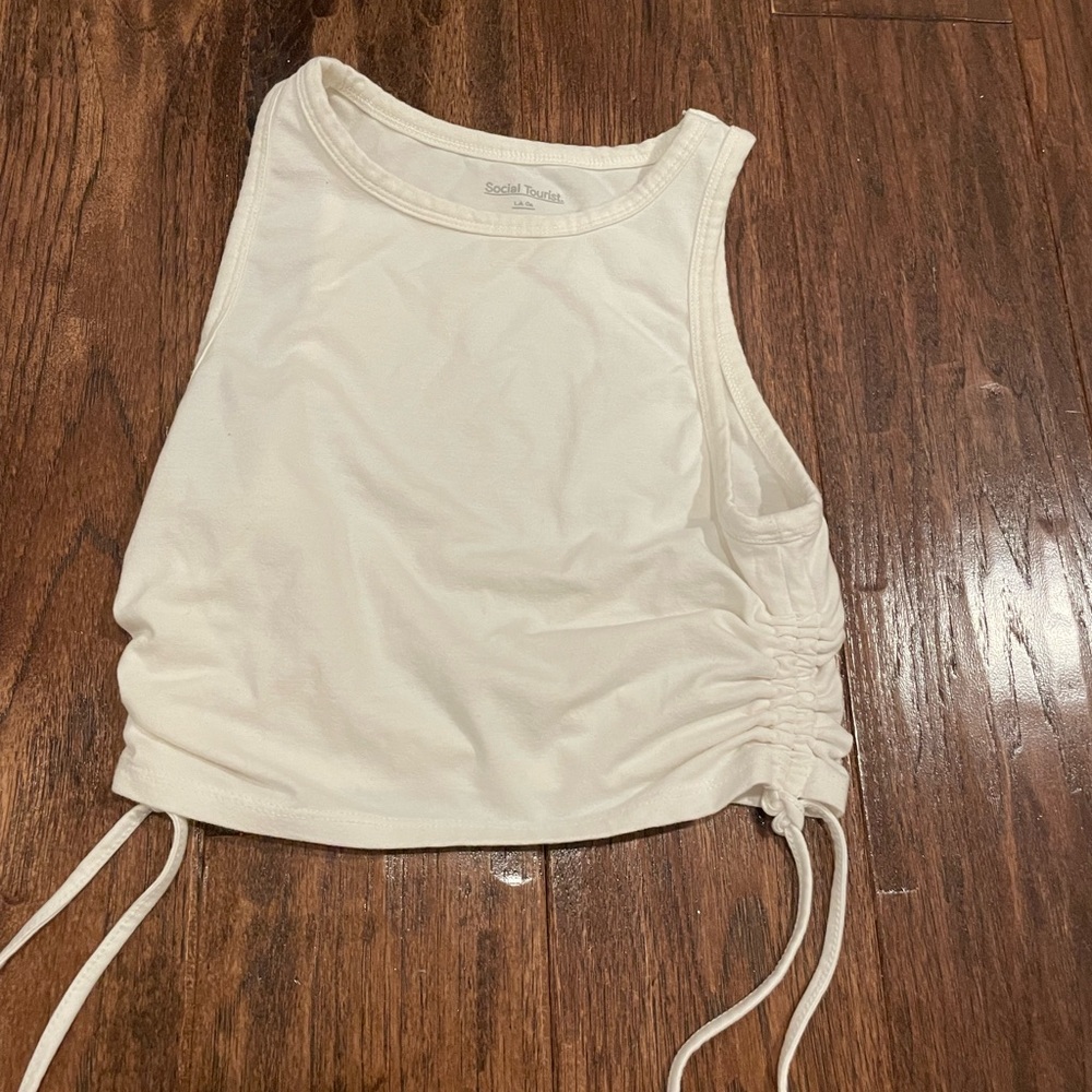 white tie side top